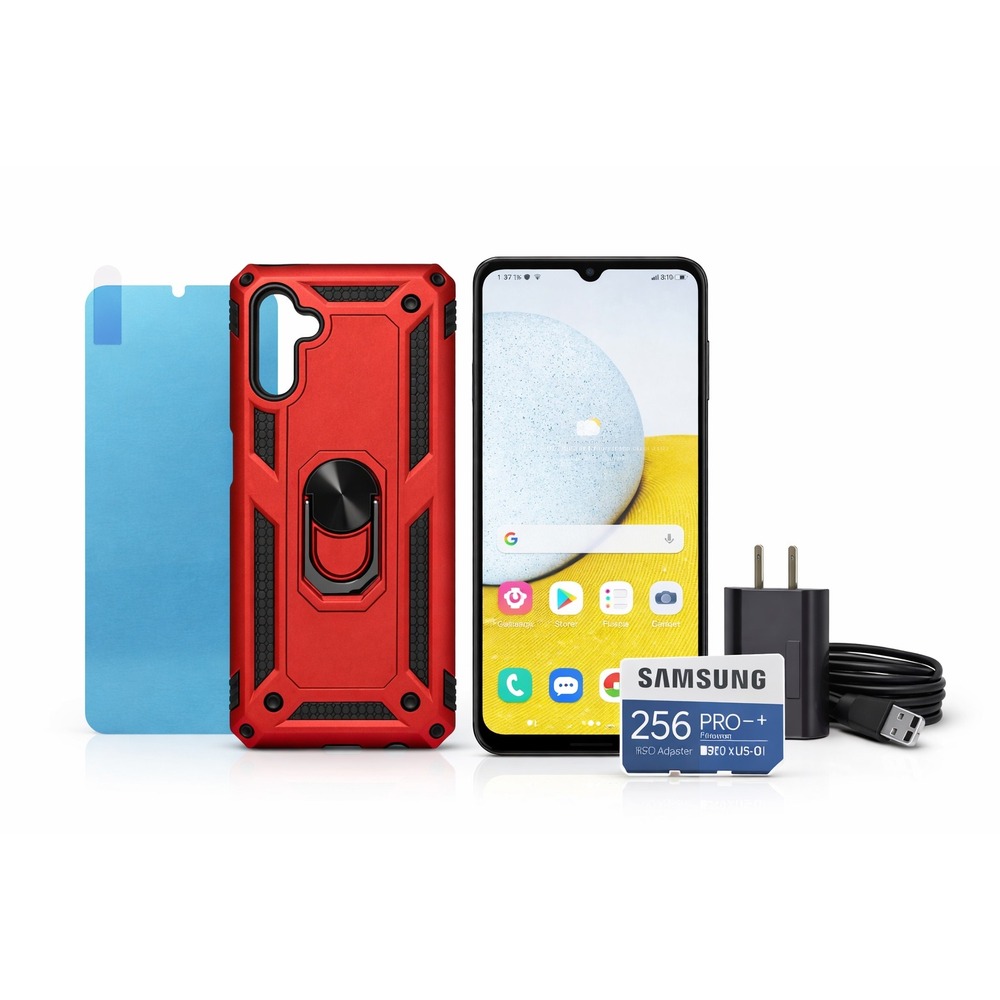 Samsung Galaxy A13 5G 64GB Black +256GB SD‎ Bundle Case Charger